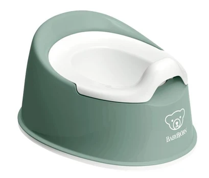 Naktipuodis BabyBjorn Smart Potty Deep 051268, baltas/žalias