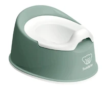 Naktipuodis BabyBjorn Smart Potty Deep 051268, baltas/žalias kaina