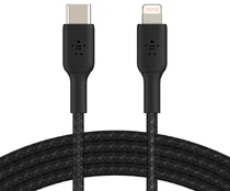 Laidas Belkin, USB Type C/Apple Lightning, juoda kaina