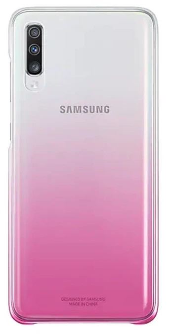 Dėkliukas SAMSUNG Gradation Galaxy A70 (2019) nugarėlė, rausva