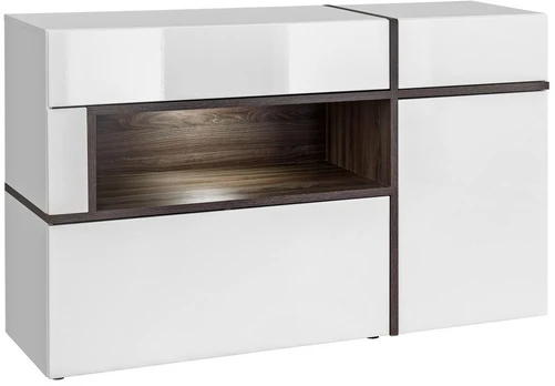 Komoda ASM Cross, ruda, 150 x 45 cm x 92 cm