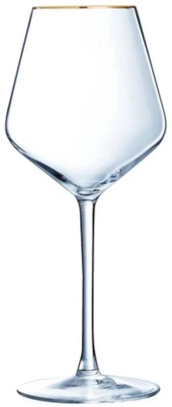 Vyno taurių komplektas, krištolas, 0.47 l, 4 vnt.