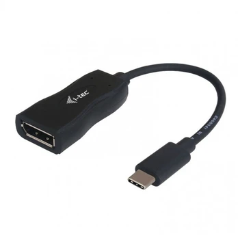 Adapteris i-Tec USB-C to DisplayPort Adapter USB-C, Displayport, juoda