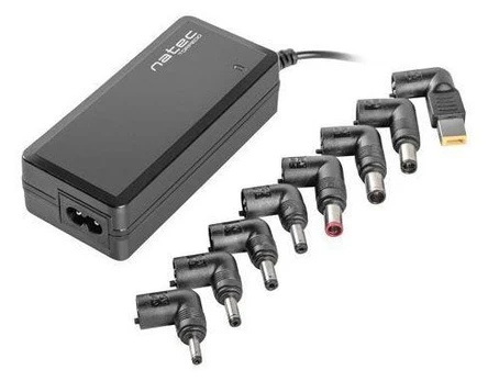 Adapteris Natec Universal AC Laptop Power Adapter Black, 65 W