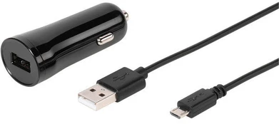 Vivanco automobilinis įkroviklis USB 2.4A 1,2m (60022)