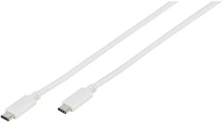 Laidas Vivanco USB Type-C USB Type-C, USB Type-C, 1 m, balta