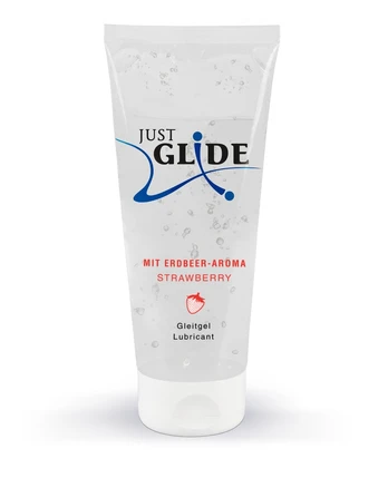 Just Play Just Glide Strawberry 200 ml masažo priemonės