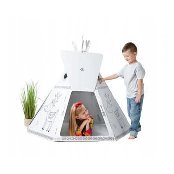 3D indėnų palapinė spalvinimui 052