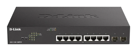D-LINK 10-Port Layer2 PoE+ Smart Switch | DGS-1100-10MPV2/E