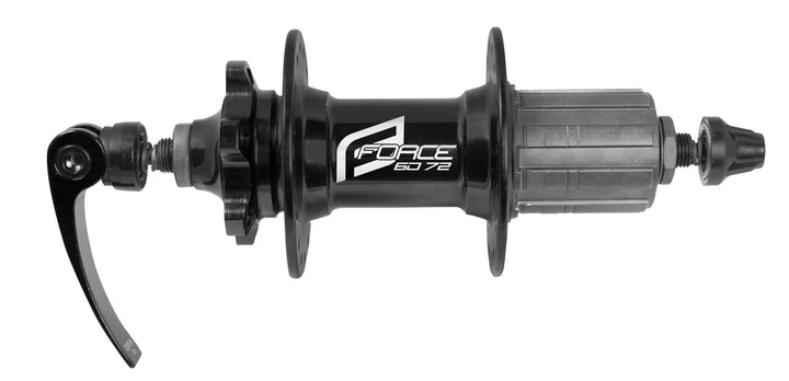 Stipinai Force 6D-72 32H, aliuminis, juoda