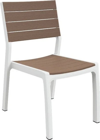 Lauko kėdė Keter Harmony, ruda/balta, 47 cm x 60 cm x 86 cm