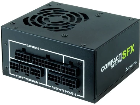 Chieftec SFX PSU COMPACT serija CSN-550C, 550W, 8cm ventiliatorius