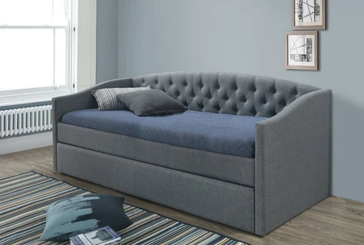 Sofa-lova Alessia, pilka, 214 x 100 cm x 92 cm