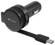 Paltinet PLCRRTC Universalus automobilinis kroviklis USB-Type-C, 2.4A