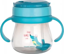 Kūdikių buteliukas Canpol Babies Cup With Flip Top Straw, 9 mėn. kaina