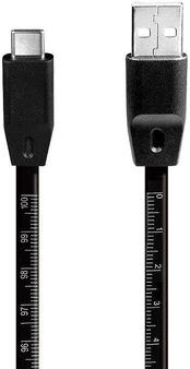 Laidas Logilink Metric Ruler USB, USB Type-C, 1 m kaina