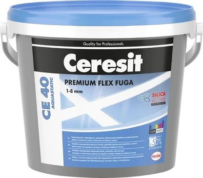 Glaistas Ceresit CE 40 WHITE, elastingas, balta, 5 kg