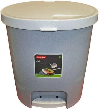 Šiukšliadėžė Curver, pilka, 25 l