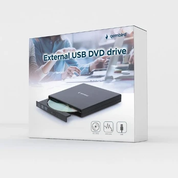 GEMBIRD External USB DVD drive black | DVD-USB-04