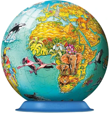 3D dėlionė Ravensburger The Globe, 14 cm x 14 cm
