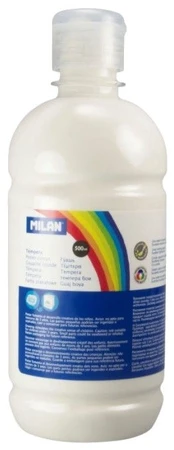Dažai guašas Milan, 500 ml, balta