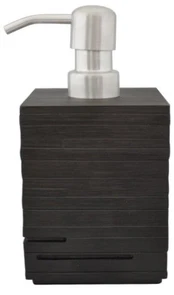 Skysto muilo dozatorius Ridder Brick 22150510, juodas