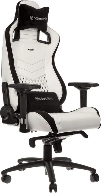 Žaidimų kėdė Noblechairs Epic Series, balta/juoda