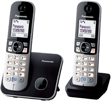 Telefonas Panasonic KX-TG6812PDB, belaidis