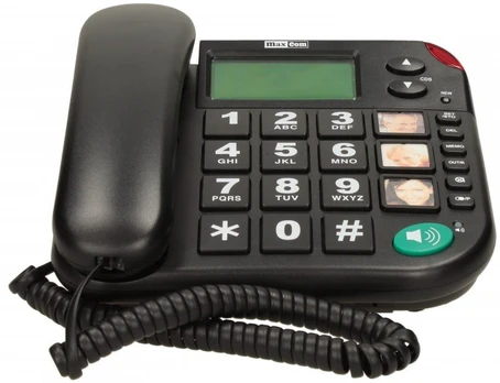 MAXCOM GSM stacionarus telefonas MM28DHS su SIM kortele