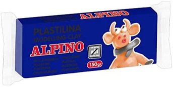 Plastilinas ALPINO, 150 g, mėlynas kaina