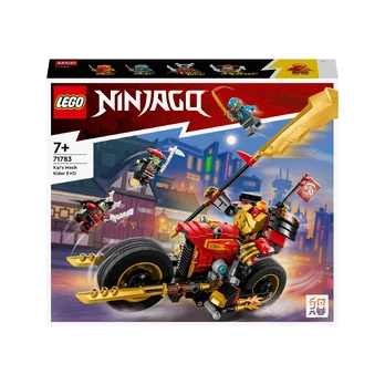 LEGO Ninjago 71783 Kai robotas motociklas – evoliucija