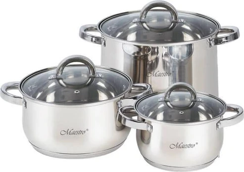 Maestro MR-2120-6L Puodų rinkinys iš 6 elementų