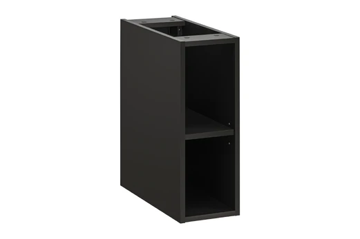 Vonios lentyna COMAD XILO BLACK 81-01-A, juoda