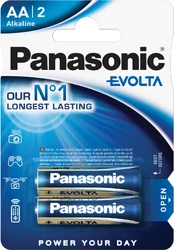 Panasonic Evolta AA AA/LR6, Alkaline, 2 pc(s) kaina