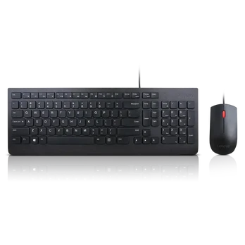 Lenovo Keyboard and Mouse Combo, Wired, Keyboard layout English/Lithuanian, Black