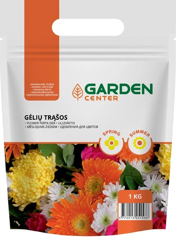 Trąšos gėlėms Garden Center, birios, 1 kg