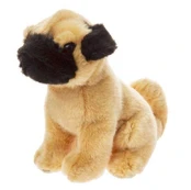 Pliušinis žaislas Beppe Pugs, rudas, 20 cm kaina