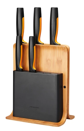 Fiskars "Functional Form" 5 peilių rinkinys su stovu