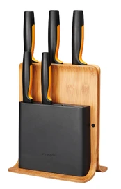Fiskars "Functional Form" 5 peilių rinkinys su stovu kaina