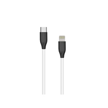 Silikoninis kabelis USB-C - Lightning (b