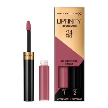 Lūpų dažai Max Factor Lipfinity 24HRS 310 Essential Violet, 4.2 g