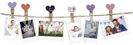 Fujifilm Instax Design Clips Heart 10pcs