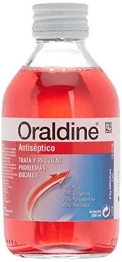 Burnos skalavimo skystis Oraldine Antiseptico, 200 ml