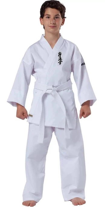 Karate kimono Kwon Junior With Kyokushin Sign 481743, balta, 190 cm