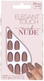 Dirbtiniai nagai Elegant Touch, Mink Nude kaina