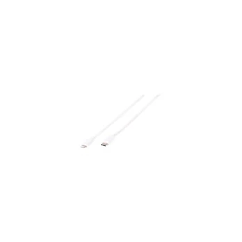 Kabelis Vivanco USB Type-C, Lightning, 1.2 m, balta