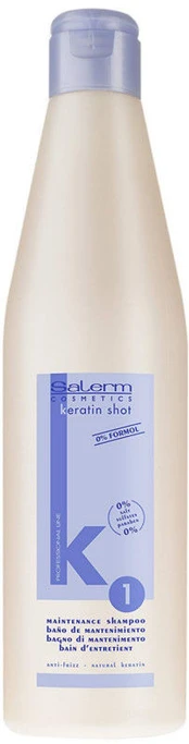 Salerm Cosmetics Karatin Shot Maintenance Šampūnas 500ml