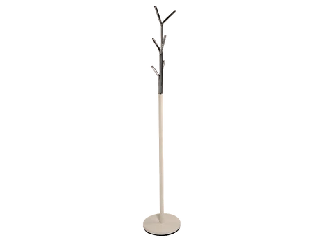 Drabužių kabykla Leta, 174 cm, balta/chromo