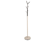 Drabužių kabykla Leta, 174 cm, balta/chromo kaina