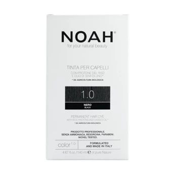 Plaukų dažai Noah Permanent, Black, 1.0, 0.140 l